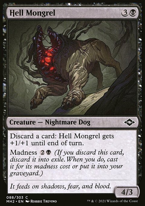 Hell Mongrel, Modern Horizons 2 #88, Magic: The Gathering card
