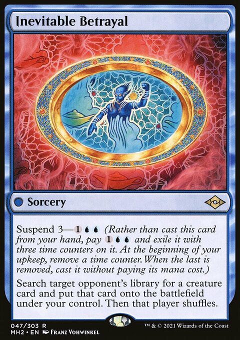 Inevitable Betrayal, Modern Horizons 2 #47, Magic: The Gathering card
