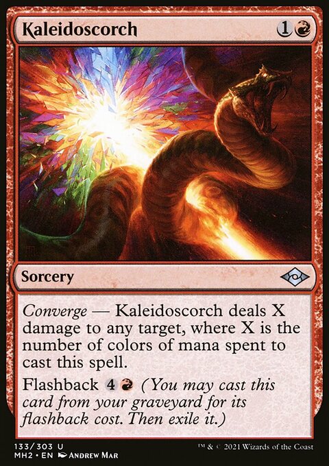 Kaleidoscorch, Modern Horizons 2 #133, Magic: The Gathering card