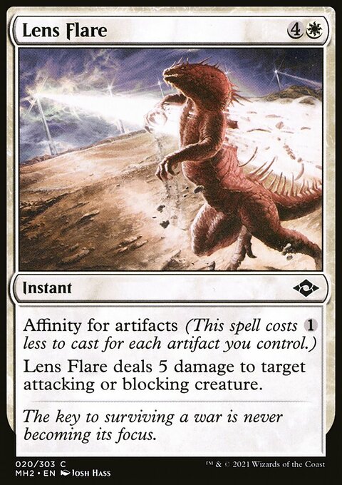 Lens Flare, Modern Horizons 2 #20, Magic: The Gathering card