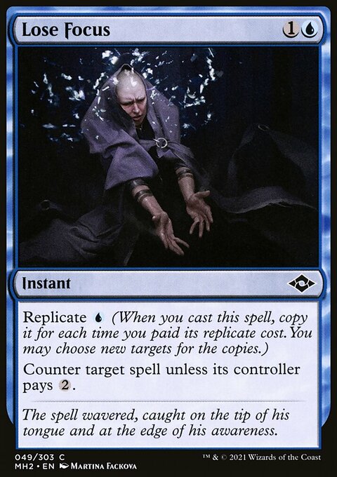 Lose Focus, Modern Horizons 2 #49, Magic: The Gathering card