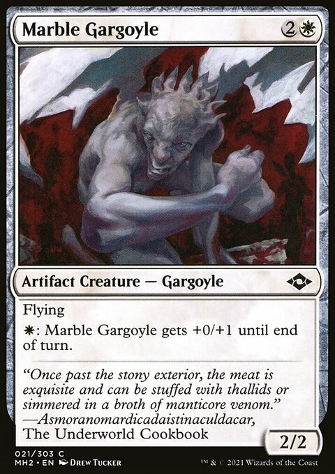 Marble Gargoyle, Modern Horizons 2 #21, Magic: The Gathering card