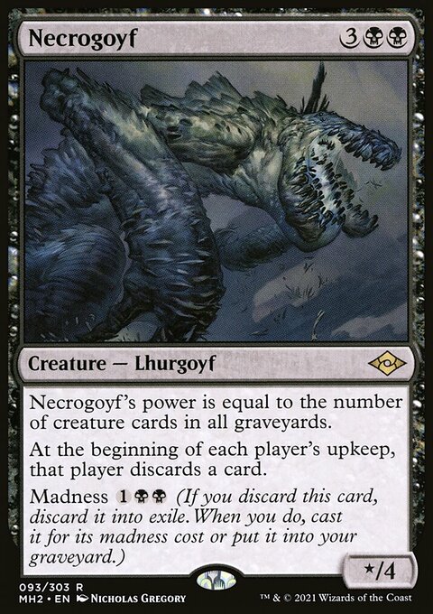 Necrogoyf, Modern Horizons 2 #93, Magic: The Gathering card