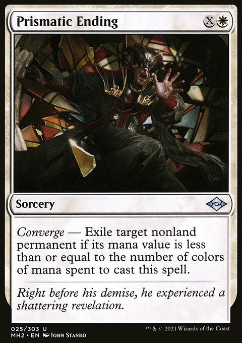 Prismatic Ending, Modern Horizons 2 #25, Magic: The Gathering card
