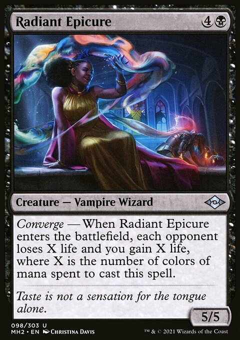 Radiant Epicure, Modern Horizons 2 #98, Magic: The Gathering card