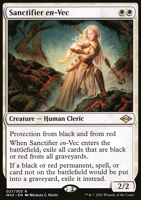 Sanctifier en-Vec, Modern Horizons 2 #27, Magic: The Gathering card