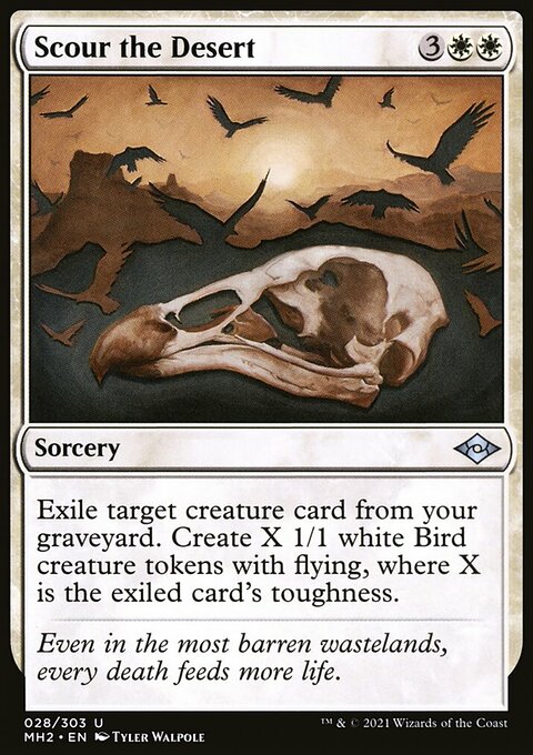 Scour the Desert, Modern Horizons 2 #28, Magic: The Gathering card