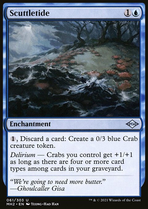 Scuttletide, Modern Horizons 2 #61, Magic: The Gathering card
