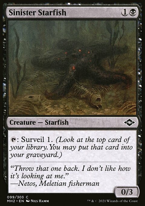 Sinister Starfish, Modern Horizons 2 #99, Magic: The Gathering card