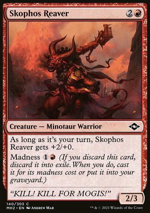 Skophos Reaver, Modern Horizons 2 #140, Magic: The Gathering card