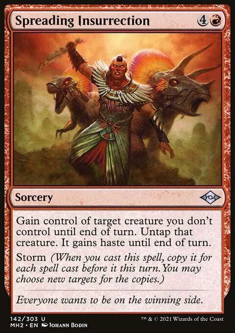 Spreading Insurrection, Modern Horizons 2 #142, Magic: The Gathering card