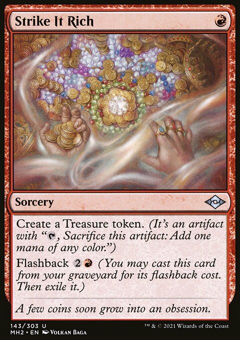 Strike It Rich, Modern Horizons 2 #143, Magic: The Gathering card