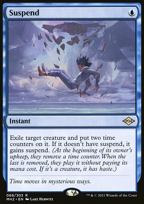 Suspend, Modern Horizons 2 #68, Magic: The Gathering card