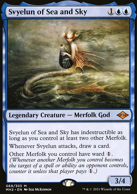 Svyelun of Sea and Sky, Modern Horizons 2 #69, Magic: The Gathering card