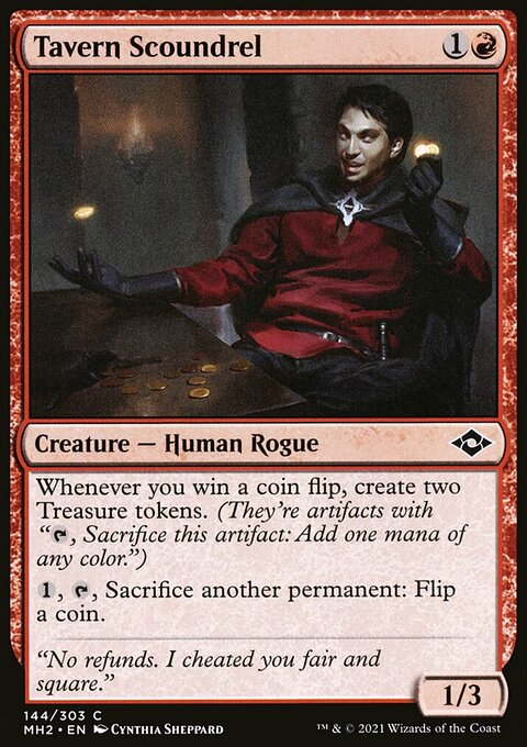 Tavern Scoundrel, Modern Horizons 2 #144, Magic: The Gathering card