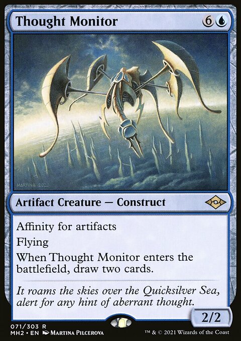 Thought Monitor, Modern Horizons 2 #71, Magic: The Gathering card