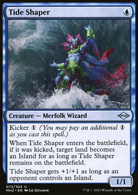 Tide Shaper, Modern Horizons 2 #72, Magic: The Gathering card