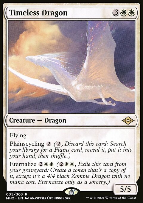 Timeless Dragon, Modern Horizons 2 #35, Magic: The Gathering card