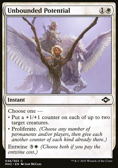 Unbounded Potential, Modern Horizons 2 #36, Magic: The Gathering card