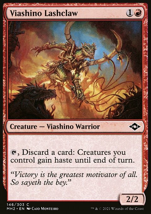 Viashino Lashclaw, Modern Horizons 2 #146, Magic: The Gathering card