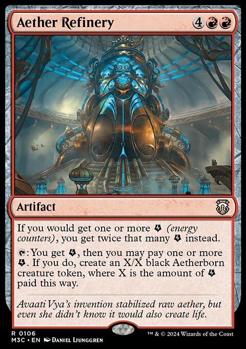 Aether Refinery, Modern Horizons 3 Commander #106, Magic: The Gathering card