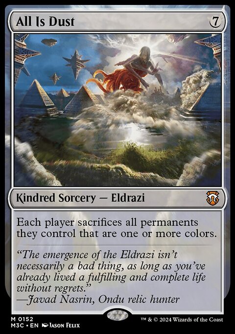 All Is Dust, Modern Horizons 3 Commander #152, Magic: The Gathering card