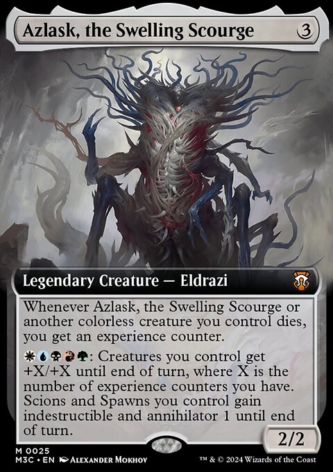 Azlask, the Swelling Scourge, Modern Horizons 3 Commander #25, Magic: The Gathering card