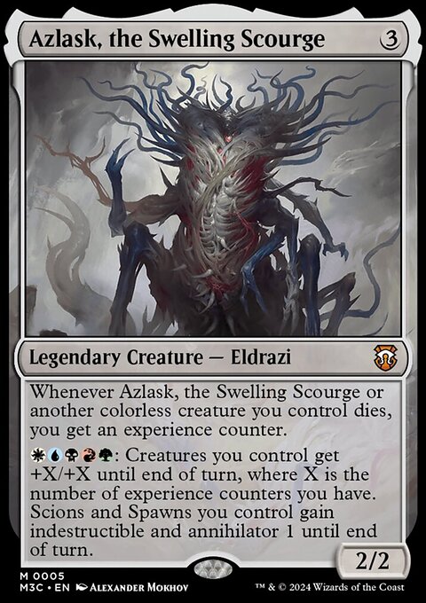 Azlask, the Swelling Scourge, Modern Horizons 3 Commander #5, Magic: The Gathering card