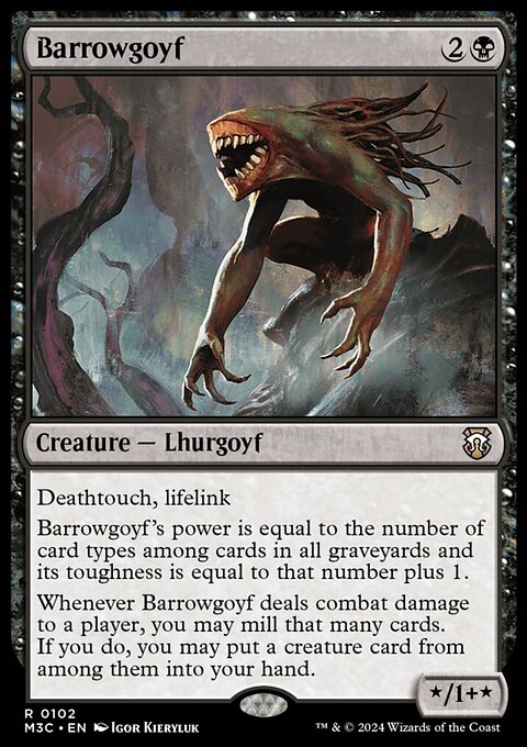 Barrowgoyf, Modern Horizons 3 Commander #102, Magic: The Gathering card