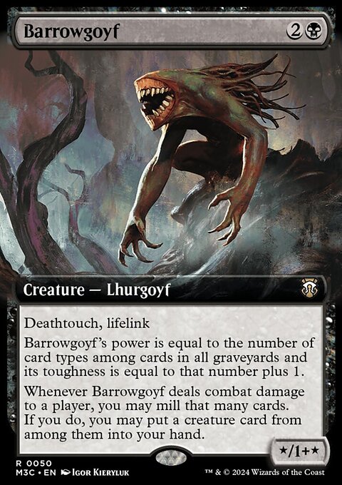 Barrowgoyf, Modern Horizons 3 Commander #50, Magic: The Gathering card