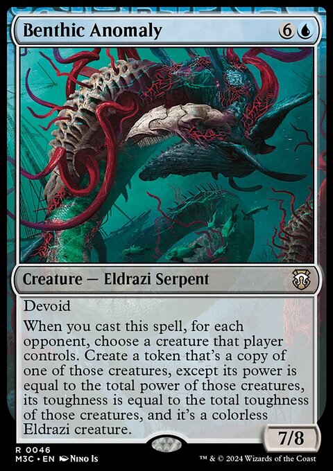 Benthic Anomaly, Modern Horizons 3 Commander #46, Magic: The Gathering card