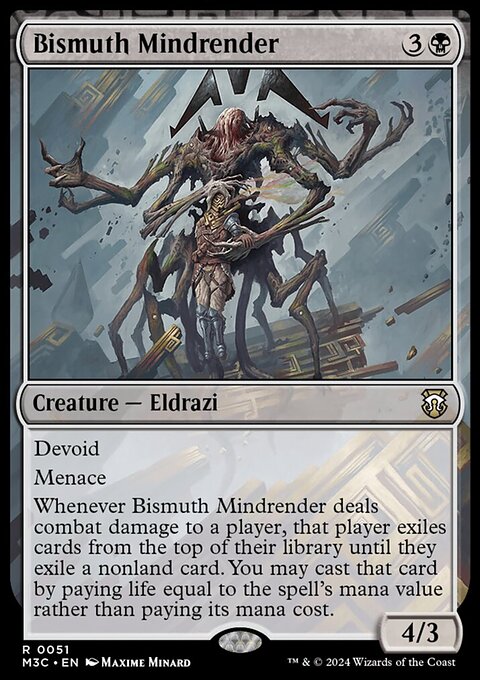 Bismuth Mindrender, Modern Horizons 3 Commander #51, Magic: The Gathering card