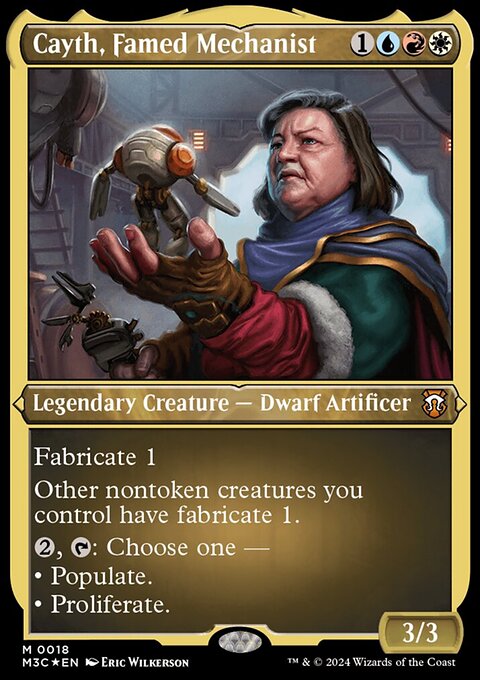 Cayth, Famed Mechanist, Modern Horizons 3 Commander #18, Magic: The Gathering card