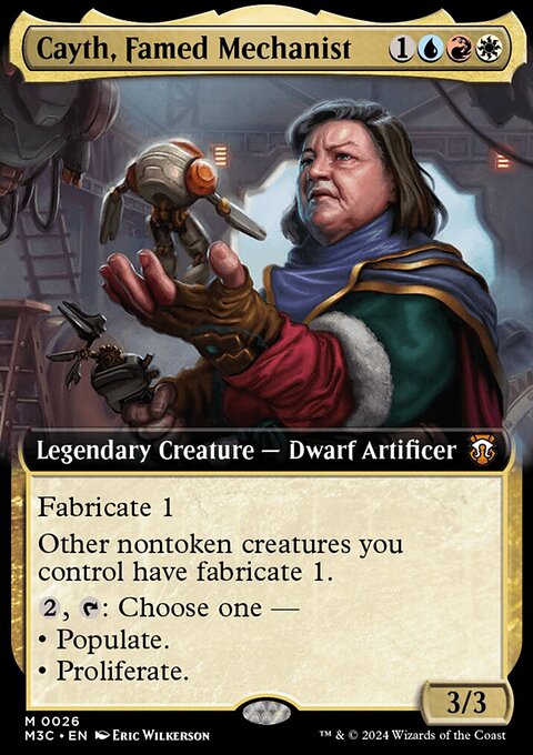 Cayth, Famed Mechanist, Modern Horizons 3 Commander #26, Magic: The Gathering card