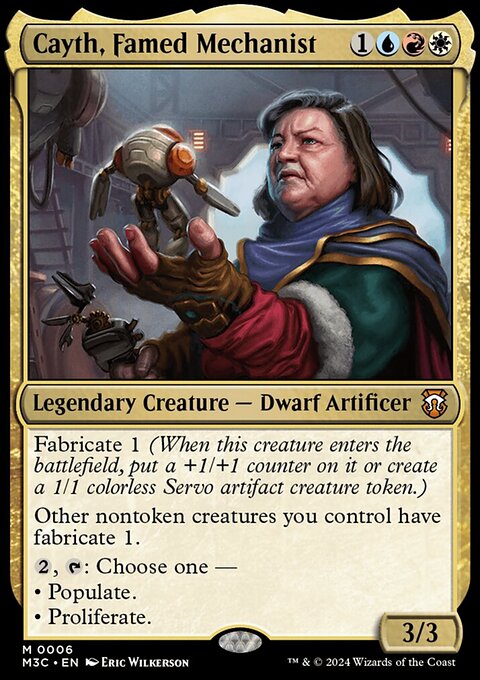 Cayth, Famed Mechanist, Modern Horizons 3 Commander #6, Magic: The Gathering card