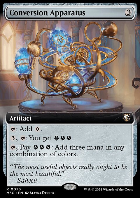 Conversion Apparatus, Modern Horizons 3 Commander #76, Magic: The Gathering card