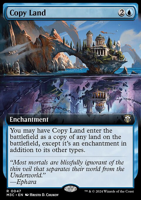 Copy Land, Modern Horizons 3 Commander #47, Magic: The Gathering card