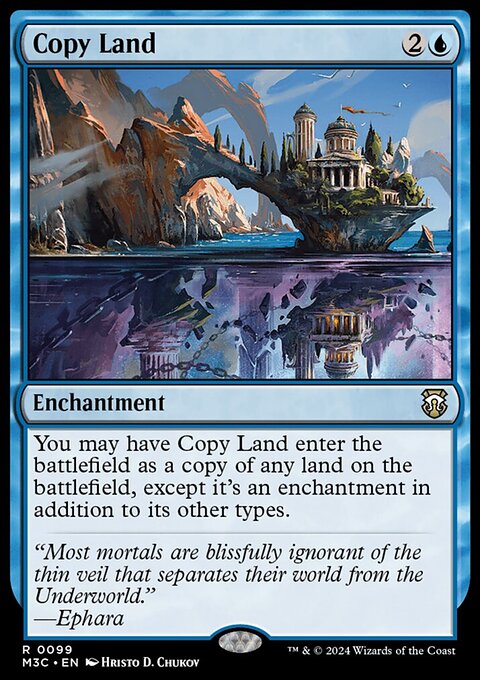 Copy Land, Modern Horizons 3 Commander #99, Magic: The Gathering card