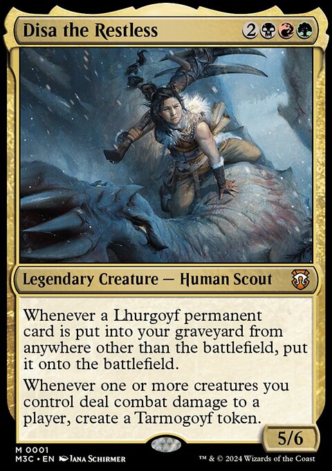 Disa the Restless, Modern Horizons 3 Commander #1, Magic: The Gathering card
