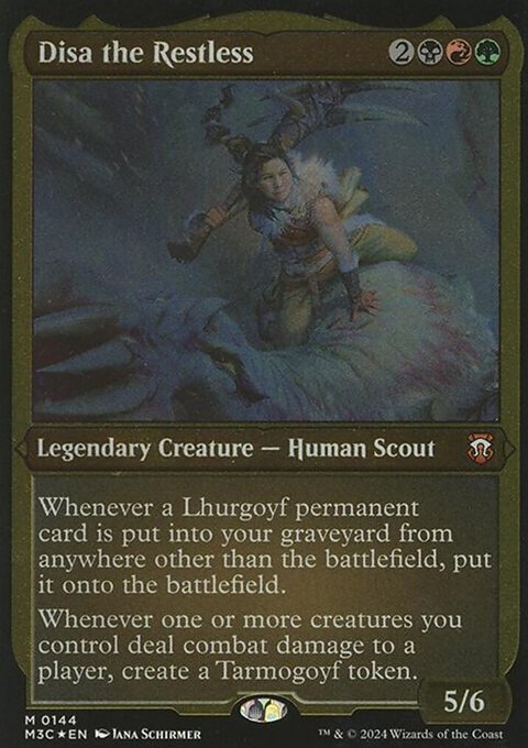 Disa the Restless, Modern Horizons 3 Commander #144, Magic: The Gathering card
