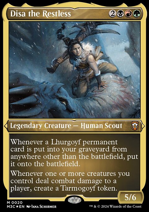 Disa the Restless, Modern Horizons 3 Commander #20, Magic: The Gathering card