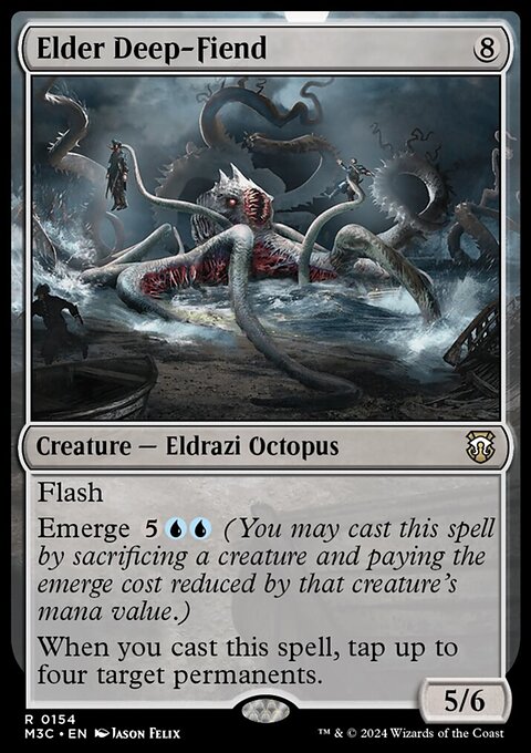 Elder Deep-Fiend, Modern Horizons 3 Commander #154, Magic: The Gathering card
