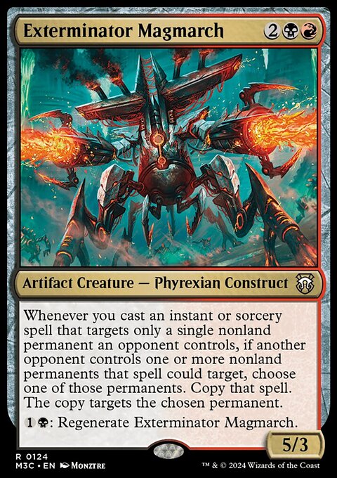Exterminator Magmarch, Modern Horizons 3 Commander #124, Magic: The Gathering card