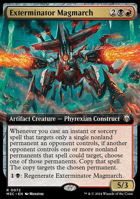 Exterminator Magmarch, Modern Horizons 3 Commander #72, Magic: The Gathering card