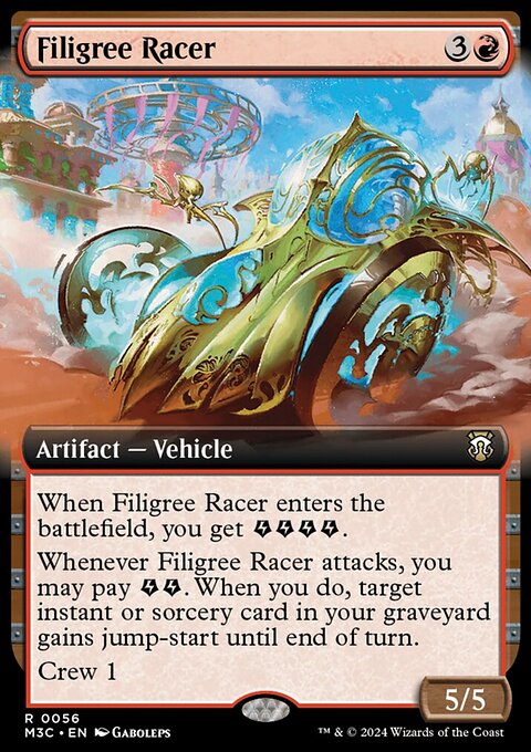Filigree Racer, Modern Horizons 3 Commander #56, Magic: The Gathering card