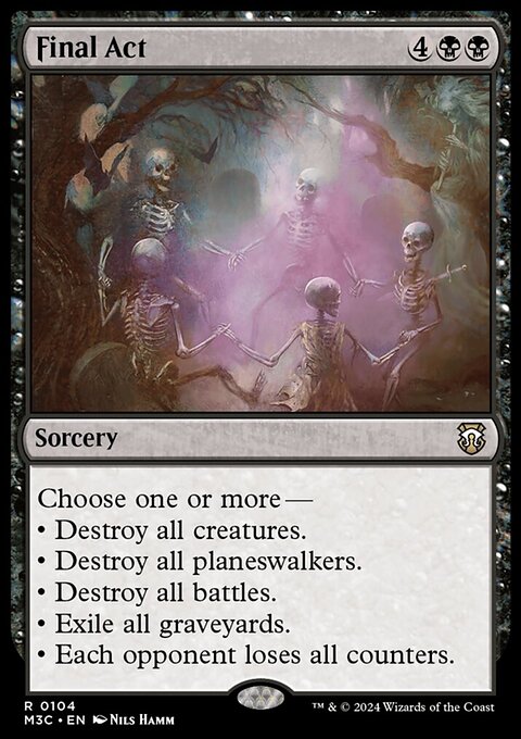 Final Act, Modern Horizons 3 Commander #104, Magic: The Gathering card