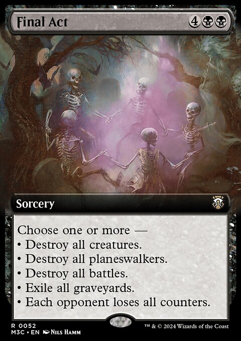 Final Act, Modern Horizons 3 Commander #52, Magic: The Gathering card