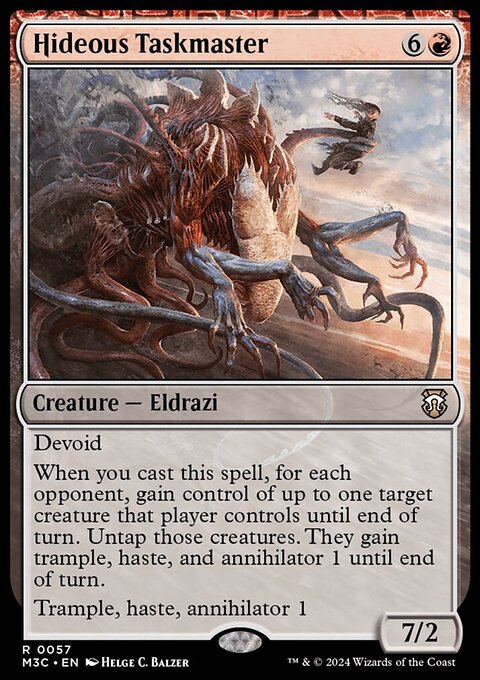 Hideous Taskmaster, Modern Horizons 3 Commander #57, Magic: The Gathering card