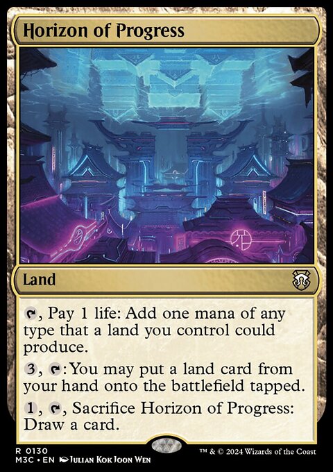 Horizon of Progress, Modern Horizons 3 Commander #130, Magic: The Gathering card