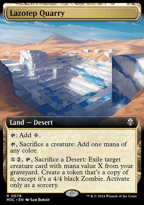 Lazotep Quarry, Modern Horizons 3 Commander #79, Magic: The Gathering card